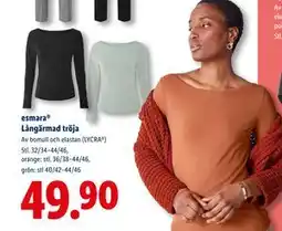 Lidl esmara Långärmad tröja, SEK 49.9 erbjuda