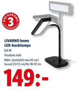 Lidl LIVARNO home LED-bordslampa, SEK 149 erbjuda