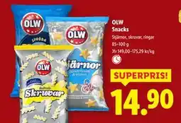 Lidl OLW Snacks, SEK 14.9 erbjuda