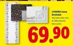 Lidl LIVARNO home Bordsduk, SEK 69.9 erbjuda