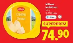 Lidl Milbona hushållsost, SEK 74.9 erbjuda