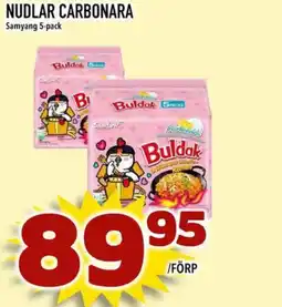 Prisma Mat Nudlar carbonara erbjuda