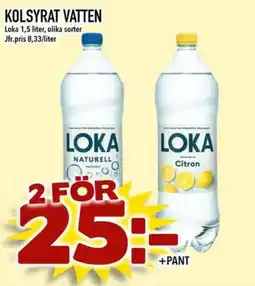 Prisma Mat LOKA Kolsyrat vatten erbjuda
