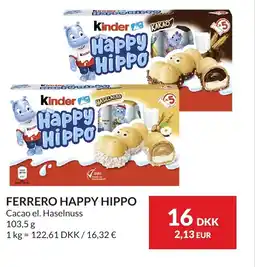 Nielsen Discount FERRERO Happy hippo erbjuda
