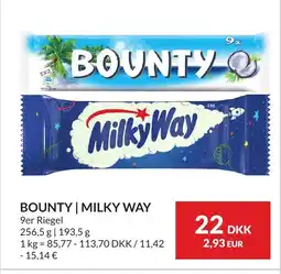 Nielsen Discount Bounty | milky way erbjuda