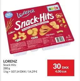 Nielsen Discount SNACK HITS Lorenz erbjuda