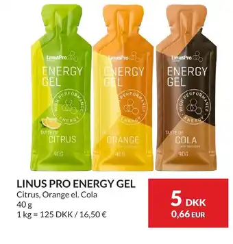 Nielsen Discount Linus pro energy gel erbjuda