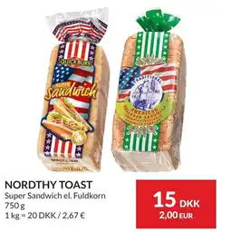Nielsen Discount Nordthy toast erbjuda