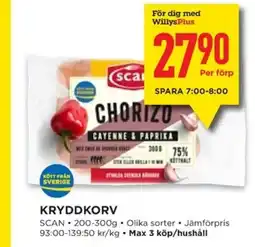 Willys SCAN Kryddkorv erbjuda