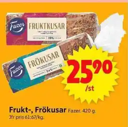 ICA Supermarket FAZER Frukt-, Frökusar erbjuda