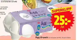 ICA Supermarket ICA Ägg 10-pack erbjuda