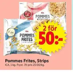 ICA Supermarket ICA Pommes Frites, Strips erbjuda