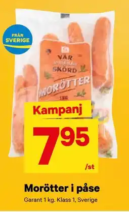 City Gross Morötter i påse, SEK 7.95 erbjuda