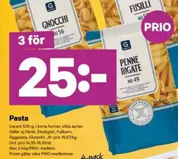 City Gross Pasta, Pris i appen erbjuda