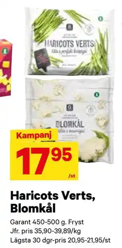 City Gross Haricots Verts, Blomkål, SEK 17.95 erbjuda