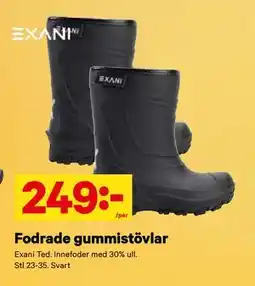 City Gross Fodrade gummistövlar, SEK 249 erbjuda