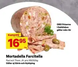 City Gross Mortadella Farcitella, SEK 16.95 erbjuda