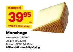 City Gross Manchego, SEK 39.95 erbjuda