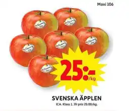 ICA Maxi Svenska äpplen erbjuda