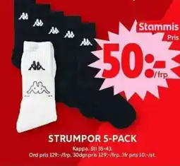 ICA Maxi Strumpor 5-pack erbjuda