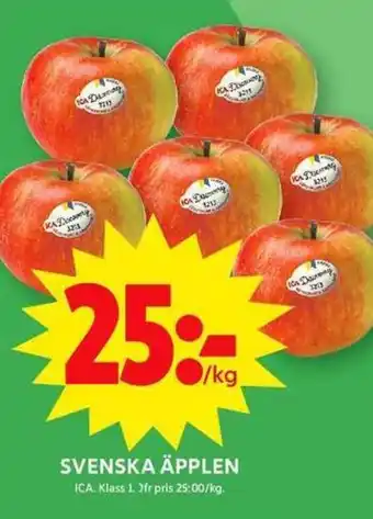 ICA Maxi Svenska äpplen erbjuda