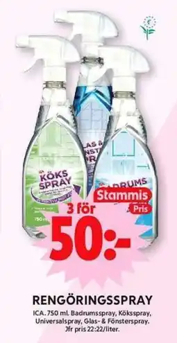 ICA Maxi ICA Rengöringsspray erbjuda