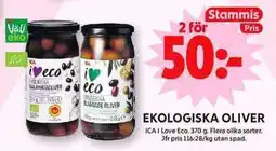 ICA Maxi ICA Ekologiska oliver erbjuda