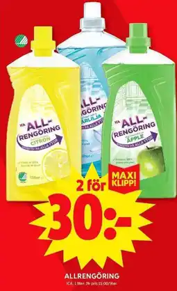ICA Maxi ICA Allrengöring erbjuda