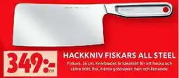 ICA Maxi Hackkniv fiskars all steel erbjuda