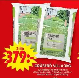 ICA Maxi Gräsfrö villa erbjuda