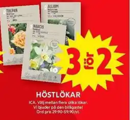 ICA Maxi ICA Höstlökar erbjuda