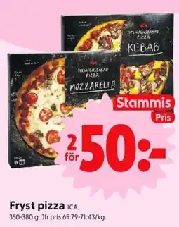 ICA Supermarket Fryst pizza erbjuda