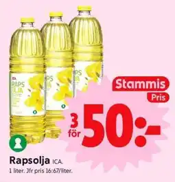 ICA Supermarket Rapsolja ICA erbjuda