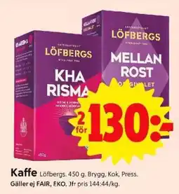 ICA Supermarket KAFFE LÖFBERGS erbjuda