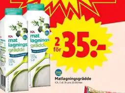 ICA Supermarket Matlagningsgrädde erbjuda