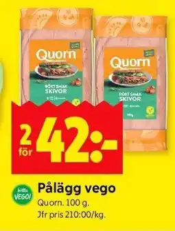 ICA Supermarket PÅLÄGG VEGO erbjuda