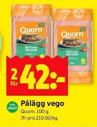 ICA Supermarket PÅLÄGG VEGO erbjuda