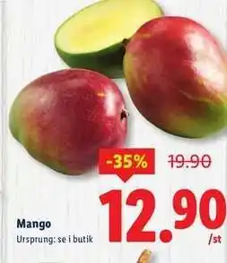 Lidl Mango erbjuda