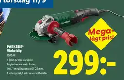 Lidl PARKSIDE Vinkelslip erbjuda