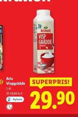 Lidl Arla Vispgrädde erbjuda