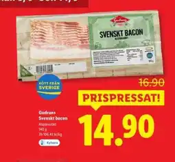 Lidl Gudruns Svenskt bacon erbjuda