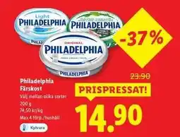 Lidl Philadelphia färskost erbjuda
