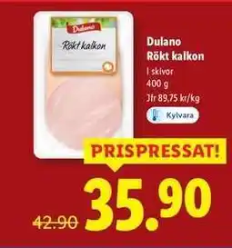 Lidl DULANO Rökt kalkon erbjuda