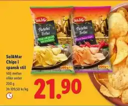 Lidl SOL & MAR Chips i spansk stil erbjuda