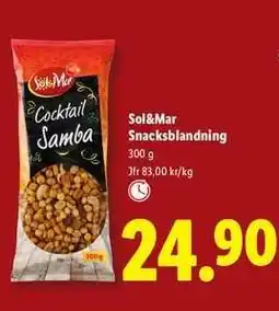 Lidl Sol&Mar Snacksblandning erbjuda