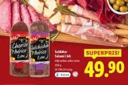 Lidl Sol&Mar Salami i bit erbjuda