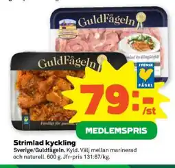 Stora Coop Strimlad kyckling erbjuda