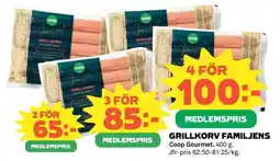 Coop GRILLKORV FAMILJENS erbjuda