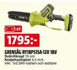 Bauhaus GRENSÅG RY18PS15A-120 18V, SEK 1795 erbjuda