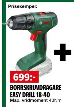 Bauhaus BORRSKRUVDRAGARE EASY DRILL 18-40, SEK 699 erbjuda